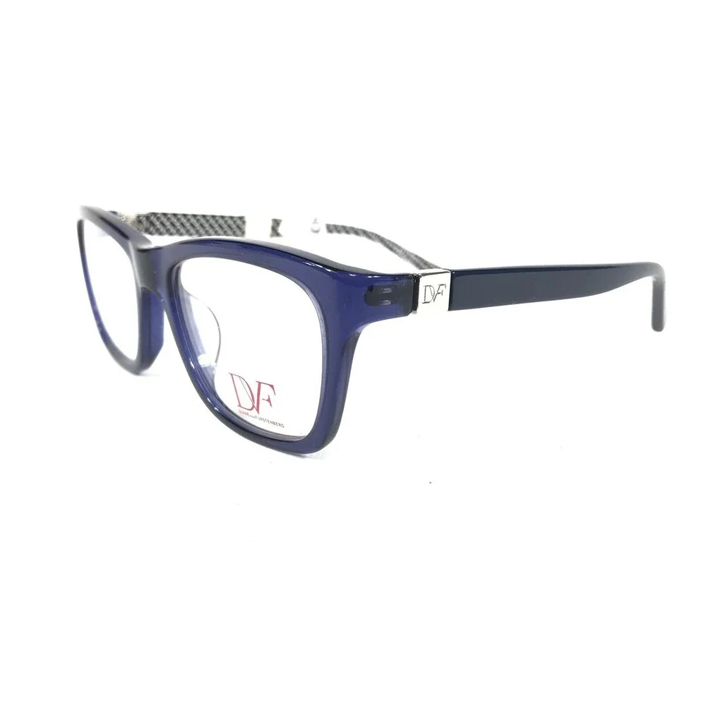 Diane von Furstenberg Eyeglasses Frames DVF5063 416 Black Blue White 50-18-130